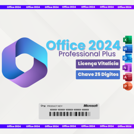 Licença Microsoft Office 2024 Professional Plus – Envio Imediato Após a Compra